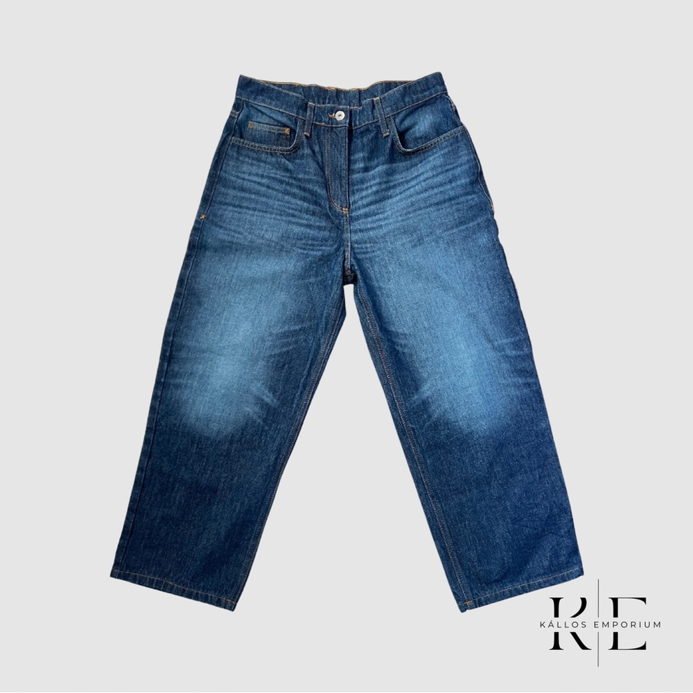Collusion Cargo Blue Straight Jeans